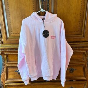 White Fox Boutique Light Pink Hoodie Sweatshirt